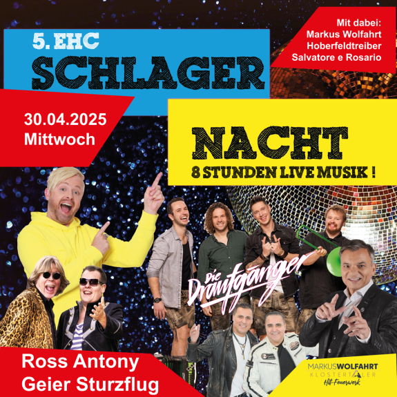 5. EHC Schlagernacht - EHC Happy Weekend Event