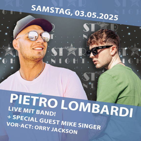 3. EHC Star Night mit Pietro Lombardi und Mike Singer - EHC Happy Weekend Event